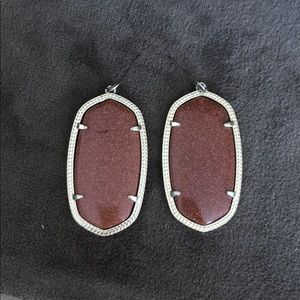 Kendra Scott Danielle Earrings in Burnt Orange
